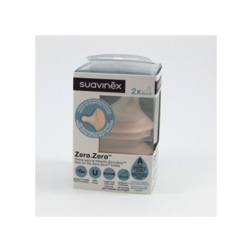 SUAVINEX TETINA LACTANCIA MIXTA SILICONA 2UNIDS - ADAPTABLE