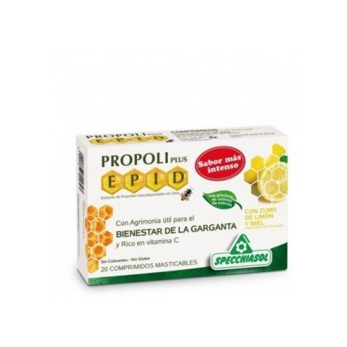 (BJ)194304SPECCHIASOL EPID COMPRIMIDOS DE MIEL Y LIMON 20CPR .