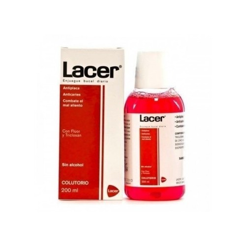 LACER GAMA ROJA COLUTORIO SIN ALCOHOL 200 ML
