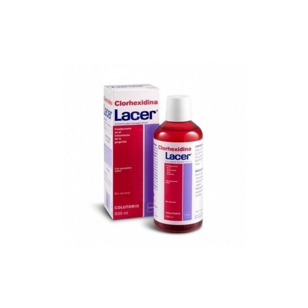 LACER GAMA ROJA COLUTORIO CON FLUOR 500 ML .