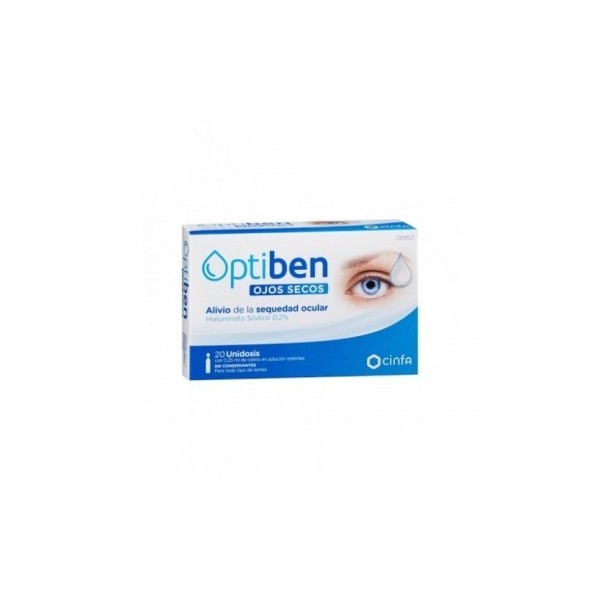 CINFA OPTIBEN OJOS SECOS 0.2 ACIDO HIALURÓNICO 20 MONODOSIS