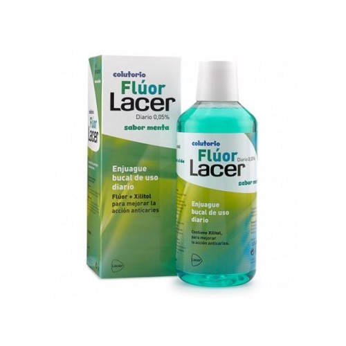 LACER COLUTORIO FLUOR DIARIO 0,05 % MENTA 500 ML