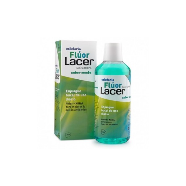 LACER COLUTORIO FLUOR DIARIO 0,05 % MENTA 500 ML