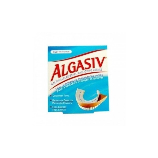 ALGASIV ALMOHADILLAS ADHESIVAS INFERIORES 18 U