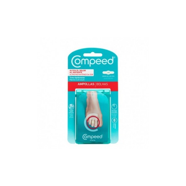 COMPEED AMPOLLAS HIDROCOLOIDE DEDOS PIES 8 U