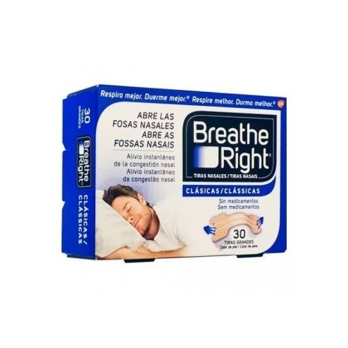 REVA BREATHE RIGHT TIRA NASAL COLOR T- GDE 30 U