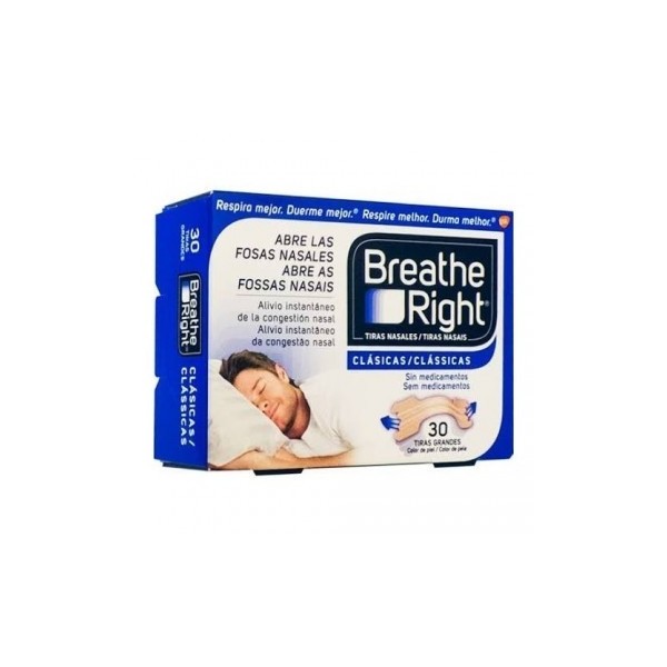 REVA BREATHE RIGHT TIRA NASAL COLOR T- GDE 30 U