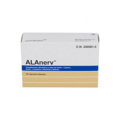 ALFASIGMA ALANERV 30 CAPS BLANDAS