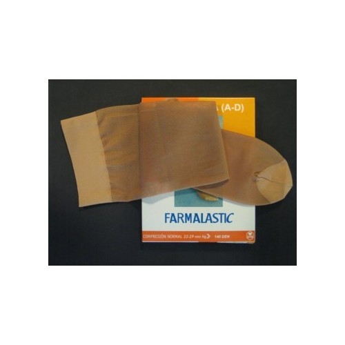 FARMALASTIC MEDIA CORTA (A-D) COMP NORMAL BEIGE