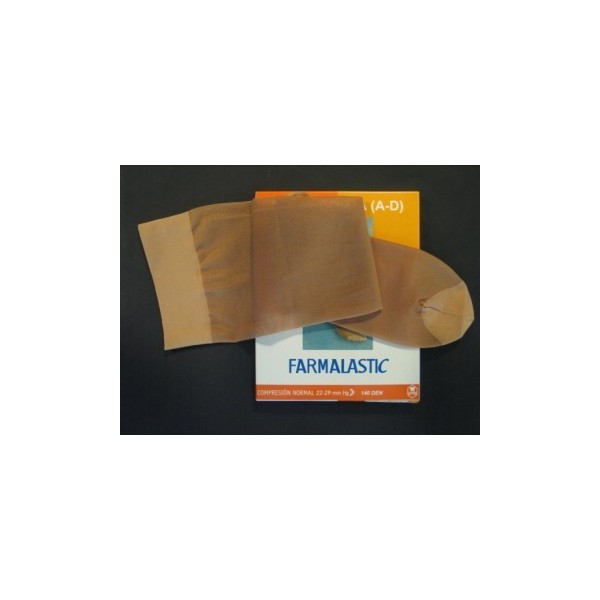FARMALASTIC MEDIA CORTA (A-D) COMP NORMAL BEIGE