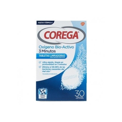 GLAXO COREGA OXIGENO BIO-ACTIVO 30 TAB