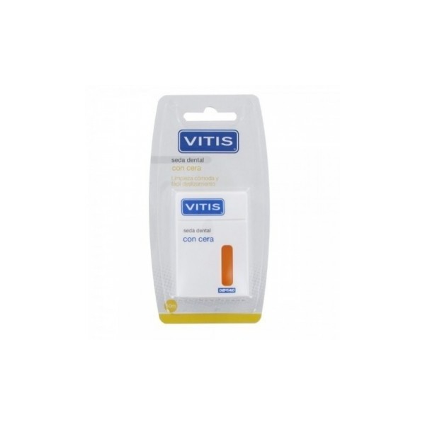 DENTAID VITIS SEDA DENTAL CON CERA 50 M