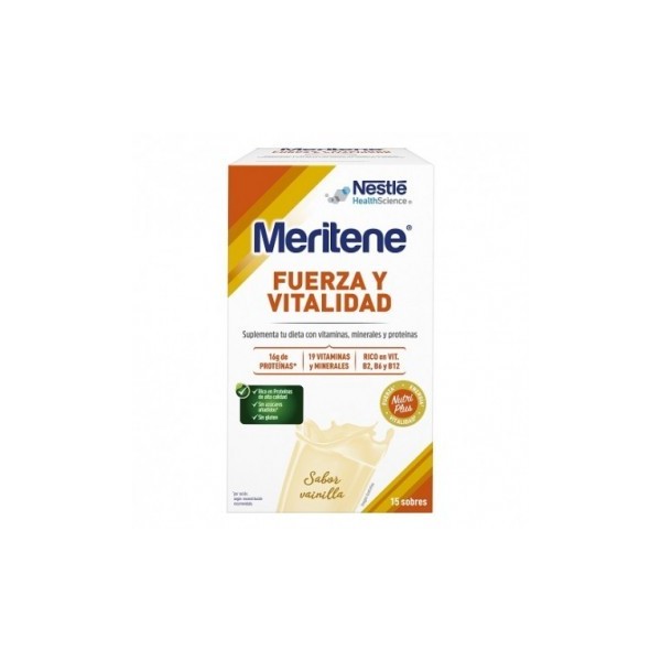 NESTLE MERITENE VAINILLA 15 SOBRES