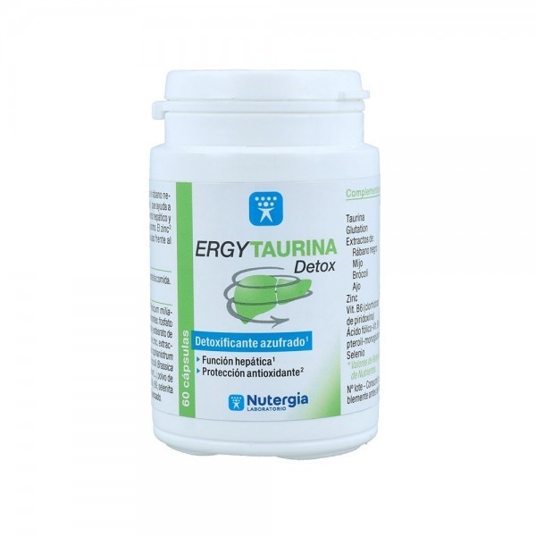 NUTERGIA ERGY TAURINA DETOX 60 CAPSULAS